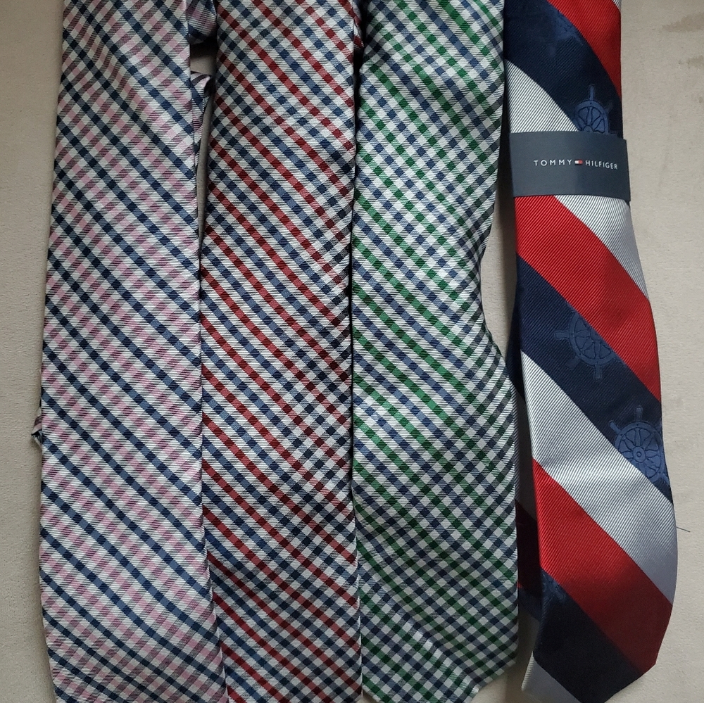Tommy Hilfiger Ties - 4pc - Wholesale Lot